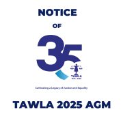 TAWLA Annual General Meeting (AGM) 2025 Notice