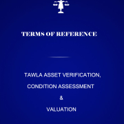 TOR – TAWLA Asset Valuation