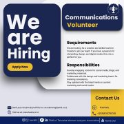 Job Position for a Volunteer Communications Officer