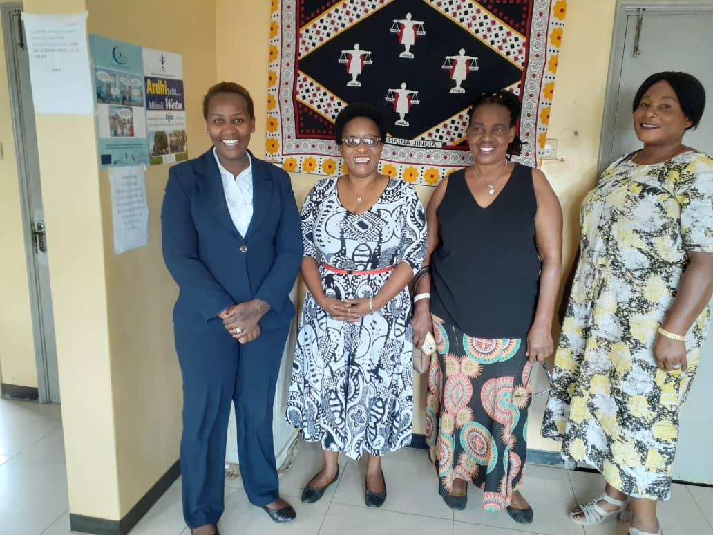 Courtesy Visit from Tanzania Women Chamber of Commerce, Gender Equality Advisor for VSO CUSO International .