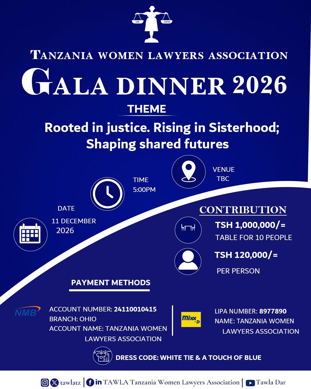TAWLA Gala Dinner 2026