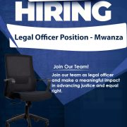 Job Advertisement for Legal Officer