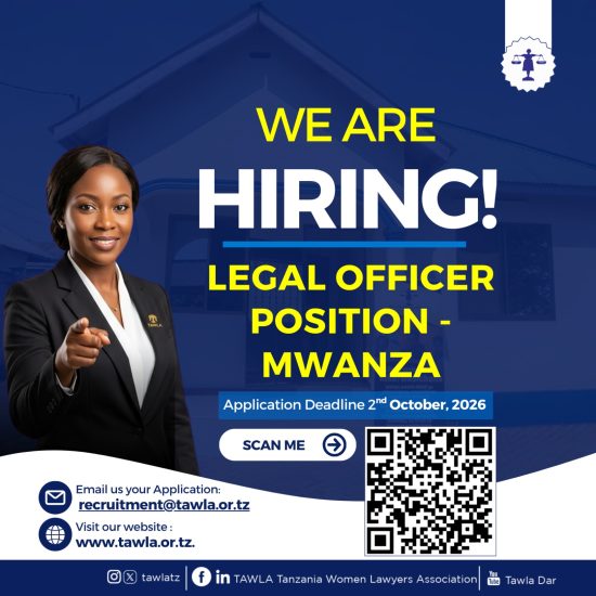 Job Advertisement for Legal Officer