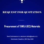 Request for Quotation (RFQ) – Procurement of TAWLA (IEC) Materials