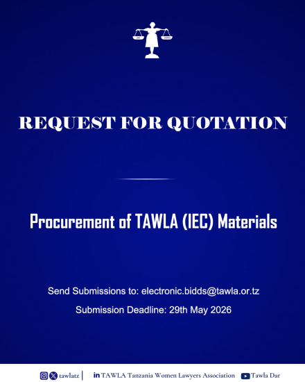 Request for Quotation (RFQ) – Procurement of TAWLA (IEC) Materials