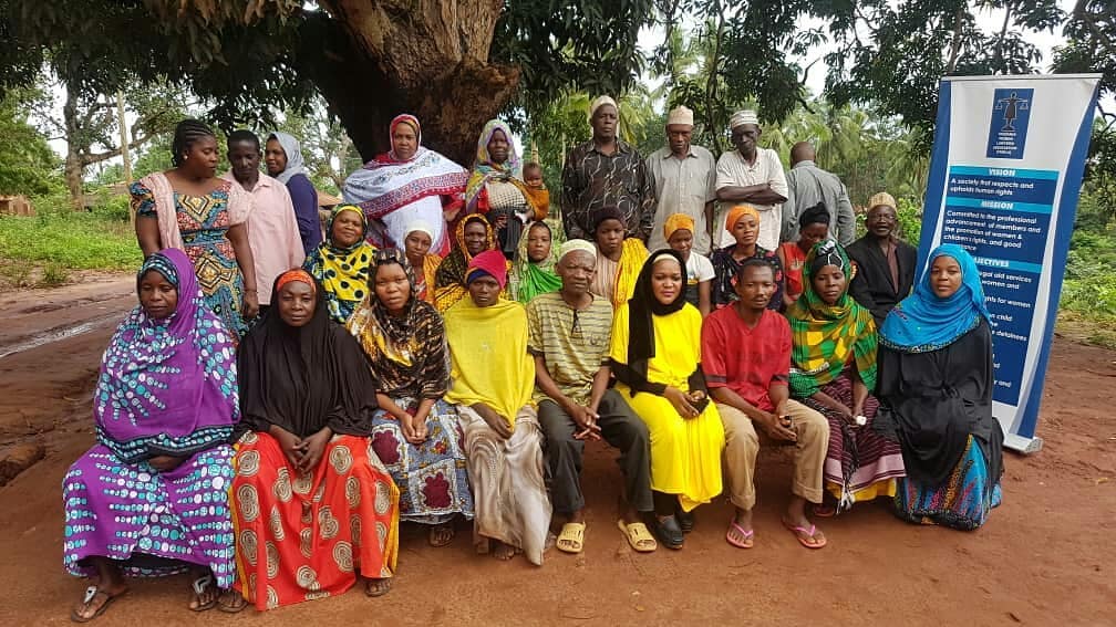 TAWLA Regional office in Tanga, conducted a community conversation to Semwaliko and Kilulu villagers.