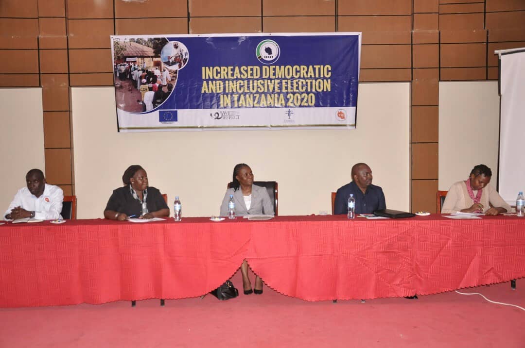 LAUNCHING OF THE INCREASED DEMOCRATIC AND INCLUSIVE ELECTION IN TANZANIA(IDIET) 2020 PROJECT