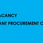 Job Vacancy – Assistant Procurement Officer